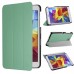 Samsung Galaxy Tab 4 7.0 / LTE / VE - PU Flip Stand Tablet Protective Cover Case Support Sleep Wake Function - Green